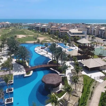 Golf Ville Residence Resort, Apartamento 3 Suites, 110M2, Porto Das Dunas Prox Ao Beach Park Aquiraz Exterior foto