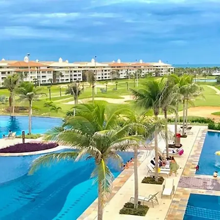 Golf Ville Residence Resort, Apartamento 3 Suites, 110M2, Porto Das Dunas Prox Ao Beach Park Aquiraz Exterior foto