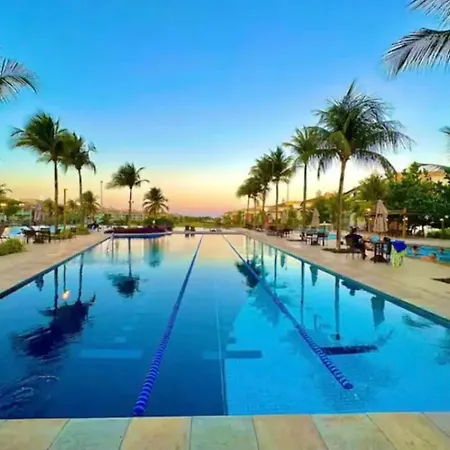 Golf Ville Residence Resort, Apartamento 3 Suites, 110M2, Porto Das Dunas Prox Ao Beach Park Aquiraz Exterior foto