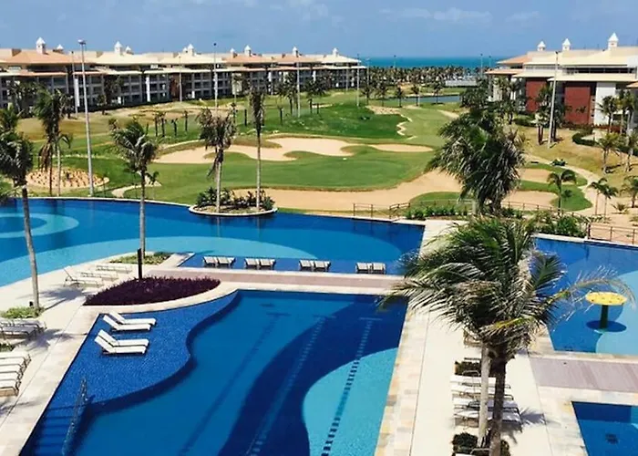 Golf Ville Residence Resort, Apartamento 3 Suites, 110M2, Porto Das Dunas Prox Ao Beach Park